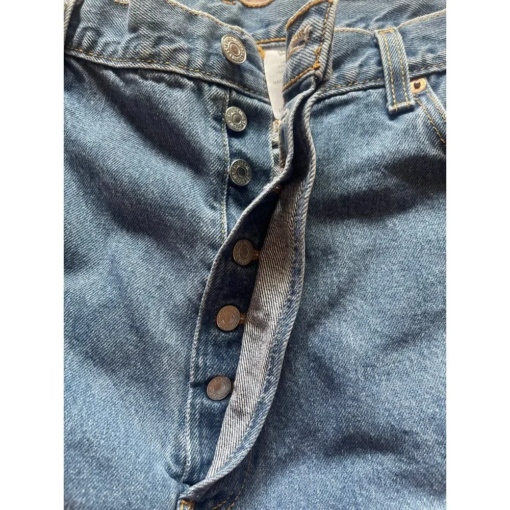 Levi 501 XX  Men's 42x32 2006‎ Blue  Denim Button Fly Jeans